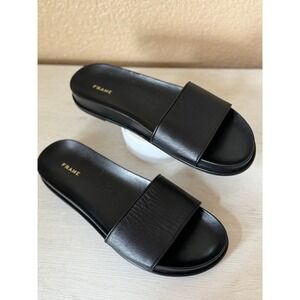 FRAME Denim Shoes Frame Le Osborne Leather Slides